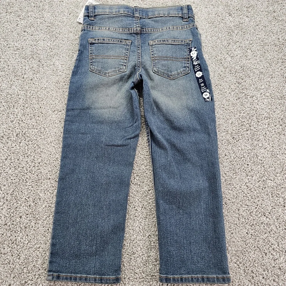 Oshkosh Youth Little Boys Blue Jeans Size 5R MSRP $34‎ Tags NEW